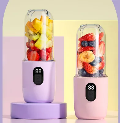 Portable Automatic Juicer & Blender Mini Electric Ice Crusher Fruit Juice Mixer BPA Free Leak Proof Cup for Car Use
