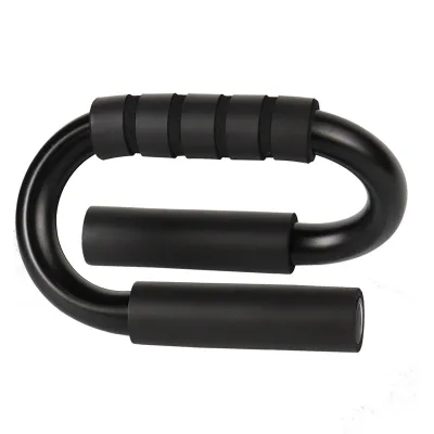 S Shaped Push up Stand with Anti Slip Foam Grip for Home Strength Training