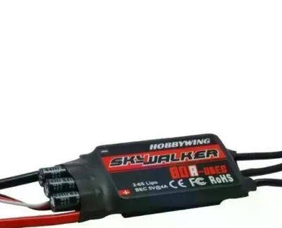 Old Hobbywing SKYWALKER Metal ESC 15A-80A 2-6s Build BEC Speed Controller for RC Helicopter & Airplane