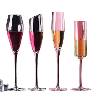 Libbey High Quality Modern Crystal Coupe Flute Red Wine Glass 6oz/7.4oz/177/180/220ml Customizable for Weddings Guest Gifts