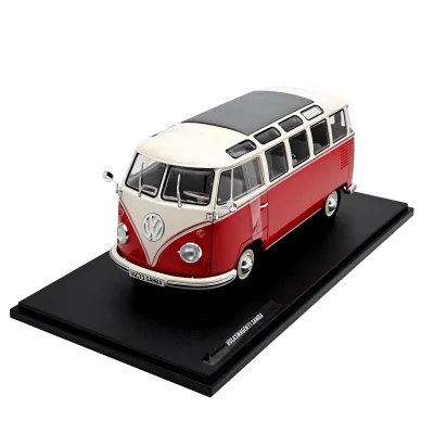 1:18 T1 SAMBA Alloy Diecast Door Can Be Open Simulation Van Model Car Models Small Home Ornaments