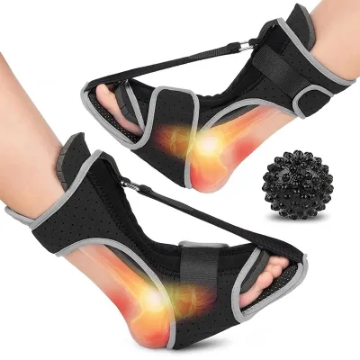 KOPUS Night Foot Splint Plantar Fasciitis Socks Drop Ankle Brace Support  Splint Foot Night Splint