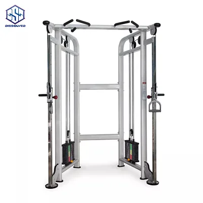 Multi Function Adjustable Cable Pulley Machine Weight Stack Indoor Gym Equipment with Three Layers Anti-rust Powder Coating