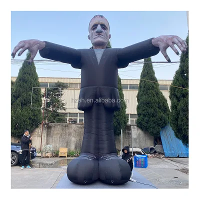 Customize Giant Living Dead Scary Walker Inflatable Zombie Model for Halloween