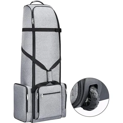 Golf Travel Bag with Wheels Golf Travel Case for Airlines 900D Heavy Duty Oxford Wear Resistant Soft Sided