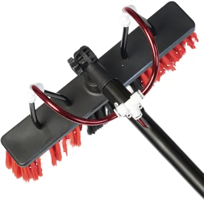 Made in China Com Flip Lock Telescopic Pole Smoke Detector Testing Pole Adjustable Window Cleaning Rod