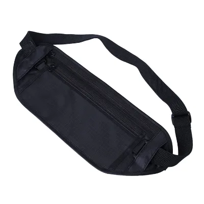 Travel Money Belt Polyester Security Anti-theft Passport Holder Waist Bag