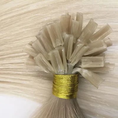 U tip hair extensions 100% human hair supplier nail tip hair extension