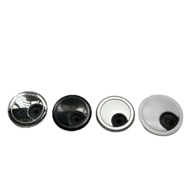 High Quality Modern Shape Plastic Cable Grommet Durable Multi-function Office Computer Desk Wire Management Cover for School