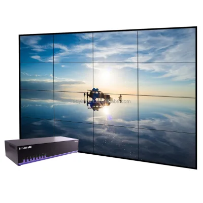OEM ODM LCD Big Screen Video Wall Signage Digital 4K 8K HD 3x3 6x4 Commercial LCD Video Wall Large Screen LCD Splicing