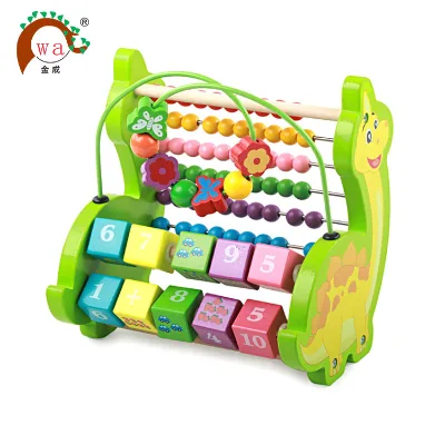 Educational Beads Games Wooden Beads Maze Toys Wooden Beads Abacus