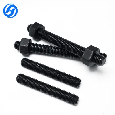 Black Oxidized Full-threaded Rods Can Be Customized in Size with Optional Nut