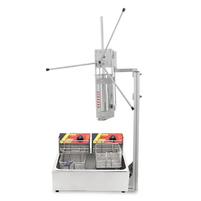 spanish manual churros maker churro filler machine churros maker with fryer for sale