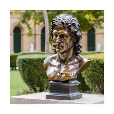 physicist Bronze Bust Statue  for Home Decor  Customized Bust for Famous Figures