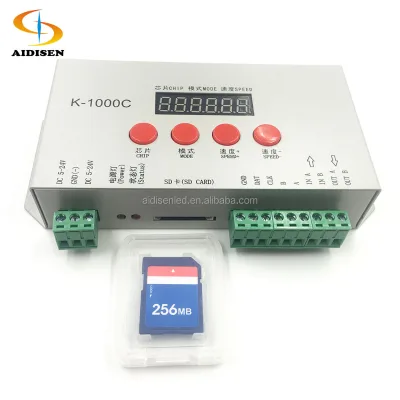 Amusement Park Led Lamp Controller Programmable Sd Card Led Rgb Controller