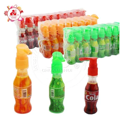Cola/Orange/Lemon Soft Drink Spray Candy