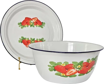 High Quality Traditional Design Enamel Finger Bowl Cover Customized Pottery Clay Serving Bowls Camping Bulk Quantity Available