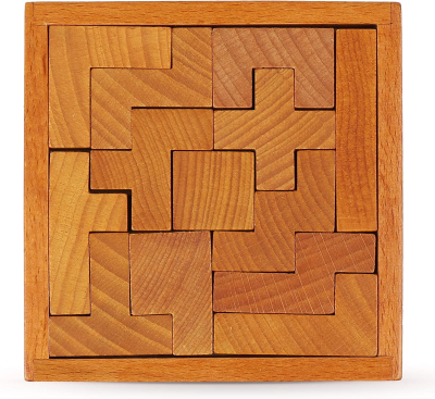 Modern Family Party Puzzle Jigsaw Puzzle Square Wooden Brain Teaser Puzzle Toys