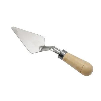 Bview Multifunctional Stainless Steel Oil Painting Palette Knife Natural Deep Brown Beveled Easy 4x1inch Art Supplies