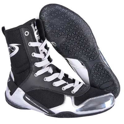Wholesale Professional Custom Sport Boots Gym Bodybuilding Boxing Shoes for Men Boxing Shoes Costom Logo Boxing Shoes