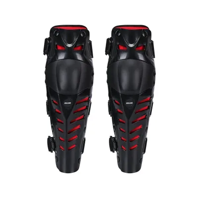 High Quality Red And Black Motorcycle Riding Anti Fall Leg and Knee Protectors Equipment