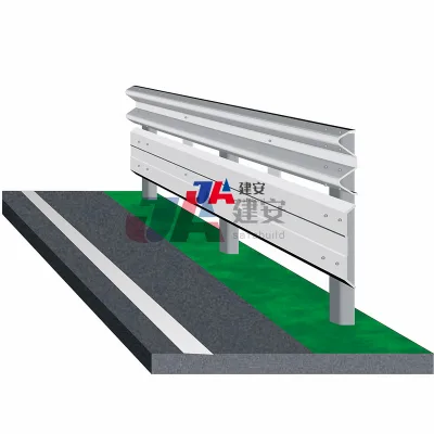 Factory Supply Export Galvanized Steel Road Barrier W Beam Guard Rail for Highway Protection