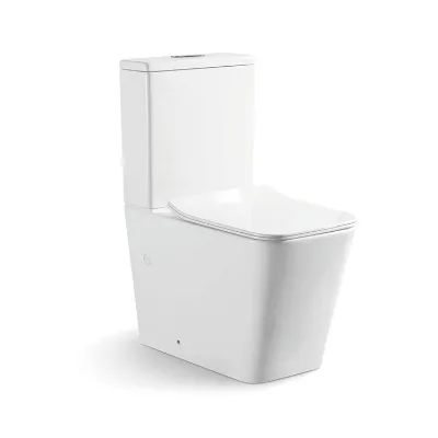 WELS Certificated Two-piece Toilet with Dimensions of 640*360*835 mm Compact Design and High Space Utilization