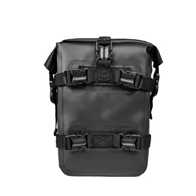 Waterproof Sunproof Motorcycle Crash Bar Side Storage Bag for Outdoor Travel Riding Use