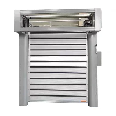 Modern High-Speed Automatic Rolling Shutter Door Turbine Aluminum Alloy Waterproof Windproof Insulation Fireproof Commercial