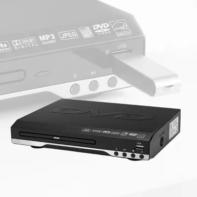 HD for VCD Player Front USB Port Supports HD Disc Decoding Multi-language Subtitles for Output Component Video for Home Theater