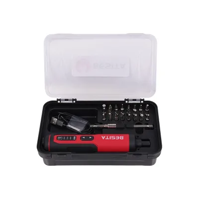 Manual-Electric Dual-Mode Screwdriver Set with Assorted Bits