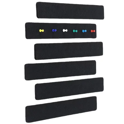 Custom Size Felt Pin Bulletin Board bar Strip Push Pin for Home Classroom Office