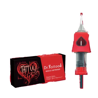 Professional Customized Dr.Tattoo 7RL Tattoo Supplies Factory Sterilized 1.5mm Needle Length 316 Stainless Steel Body Art