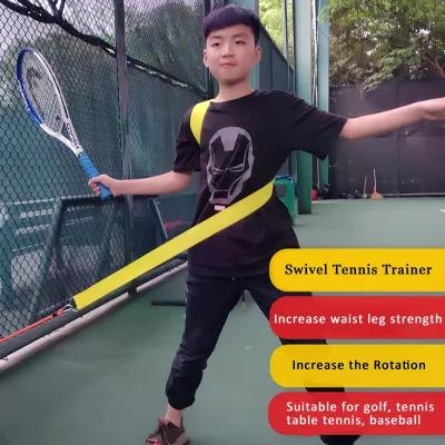 Tennis Training Swivel Tennis Trainer Golf Table Training Tool Elastic Belt Trainer Equipment Sparring Tennis Accessories