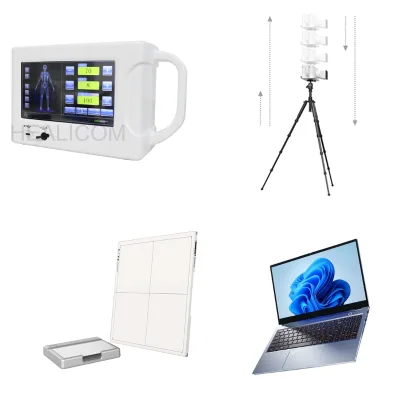 Quella Human Veterinary High Frequency 560W Digital Handheld X-ray Machine with Stand