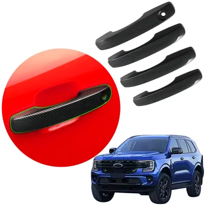 ABS Car Outer Side Handle Insert Molding Door Panel Cover Decoration Accessories Body Kits for Ford Everest 2023
