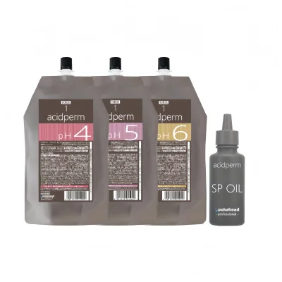 Lookahead Asia Luxury Best Acid Perm Lotions for Damaged Hair Salon Digital Perm Private Label
