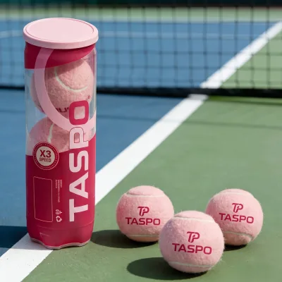 X3 Speed Pink Tennis Balls 3 Pack Tube Training Match High Visibility Felt Custom Logo Private Label Wholesale Factory Supplier
