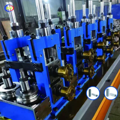 Decorative Handrail Pipe Production Line-Automatic High Efficiency Carbon Steel Round Tube Mill with Motor & Pump