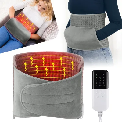 2025 New Upgrade 2in1 Period Pain Relief Adjustable 10-gear Heating Belt Pad Wrap Waist Heating Belt with Hand Warmer