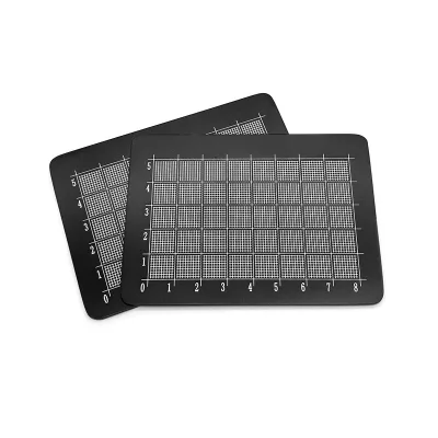Nose Prosthesis Carving Board Stainless Steel Double-Sided Scale Nasal Plastic Surgery Instrument