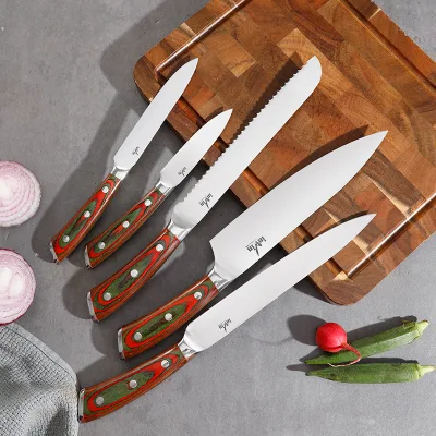 Ergonomic Handle Knife with Durable and Dishwasher Safe Feature for Knife Sets