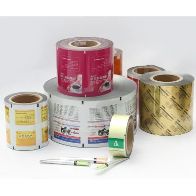 Custom Printing Roll Film Pet Lamination Aluminum Foil Composited Film for Pharmaceutical and Food Packaging