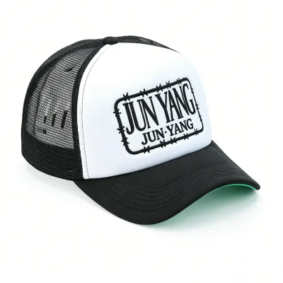 Wholesale Custom Personalized Unstructured Polyester Fashion Mesh Sports Character Outdoor Beach Cycling Casual Trucker Cap Hats