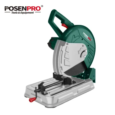 POSNEPRO Industrial Electric Metal Cut-off Saw 14" 355mm 2500W Professional Power Tool with Rounded Blade