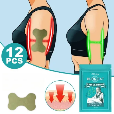South Moon Thin Arm Moxibustion Paste Slimming Down Hot Compress Stickers Slimming Products to Burn Fat Lose Weight Patch 12pcs