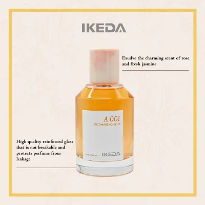 2026 Hot Selling IKEDA Glittery Sparkling Floral Eastern Arabian Parfum Eco-Friendly Long-Lasting No Alcohol Spray