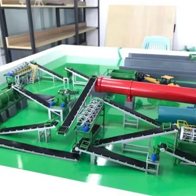 2025 Cow Manure Compost Organic Fertilizer Granulation Production Line Automatic with Motor as Core Component