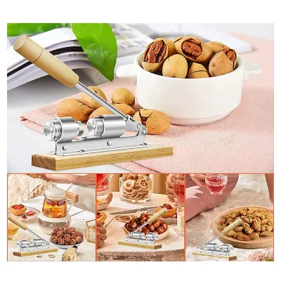 Desktop Nutcracker Sheller Walnut Opener Fast Opener Kitchen Tools Durable Manual Nut Cracker for Pecan Nutcracker Walnut