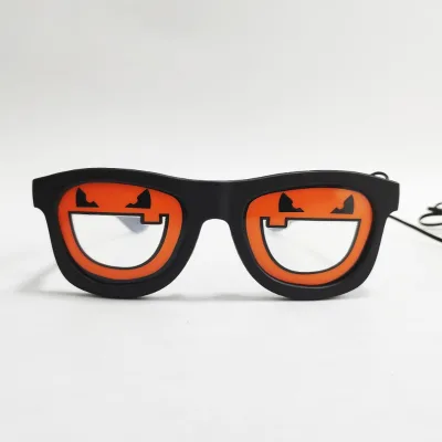 LED Light-Up Glasses Unique Flashing EL Glasses Party for Halloween Decorations